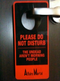Do not disturb