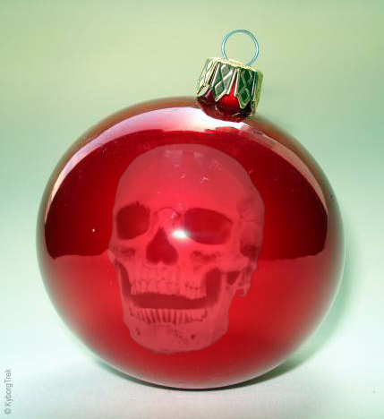 Skull Xmas Ball