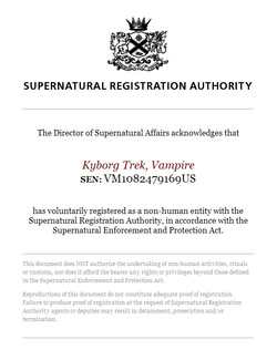 Vampire Certificate